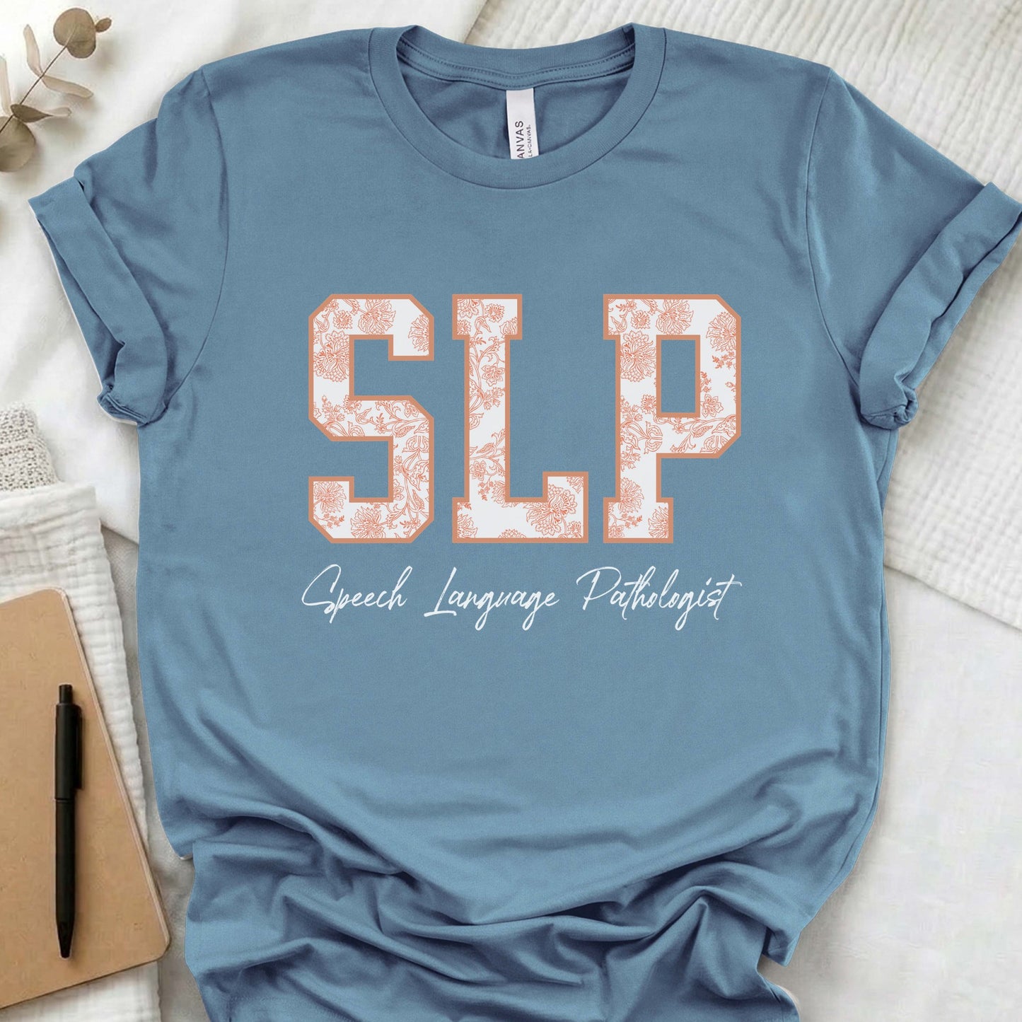 SLP floral pattern t-shirt
