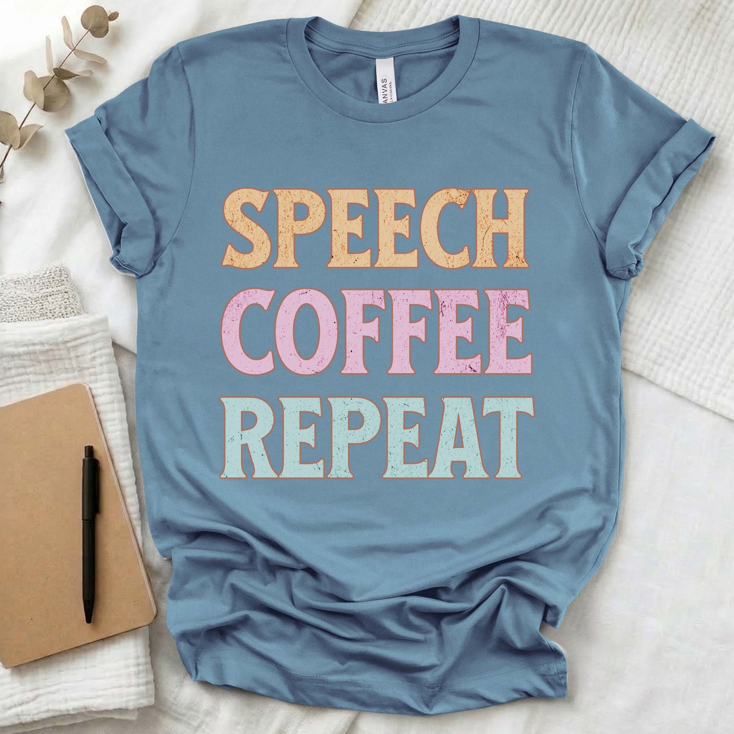 Speech coffee t-shirt