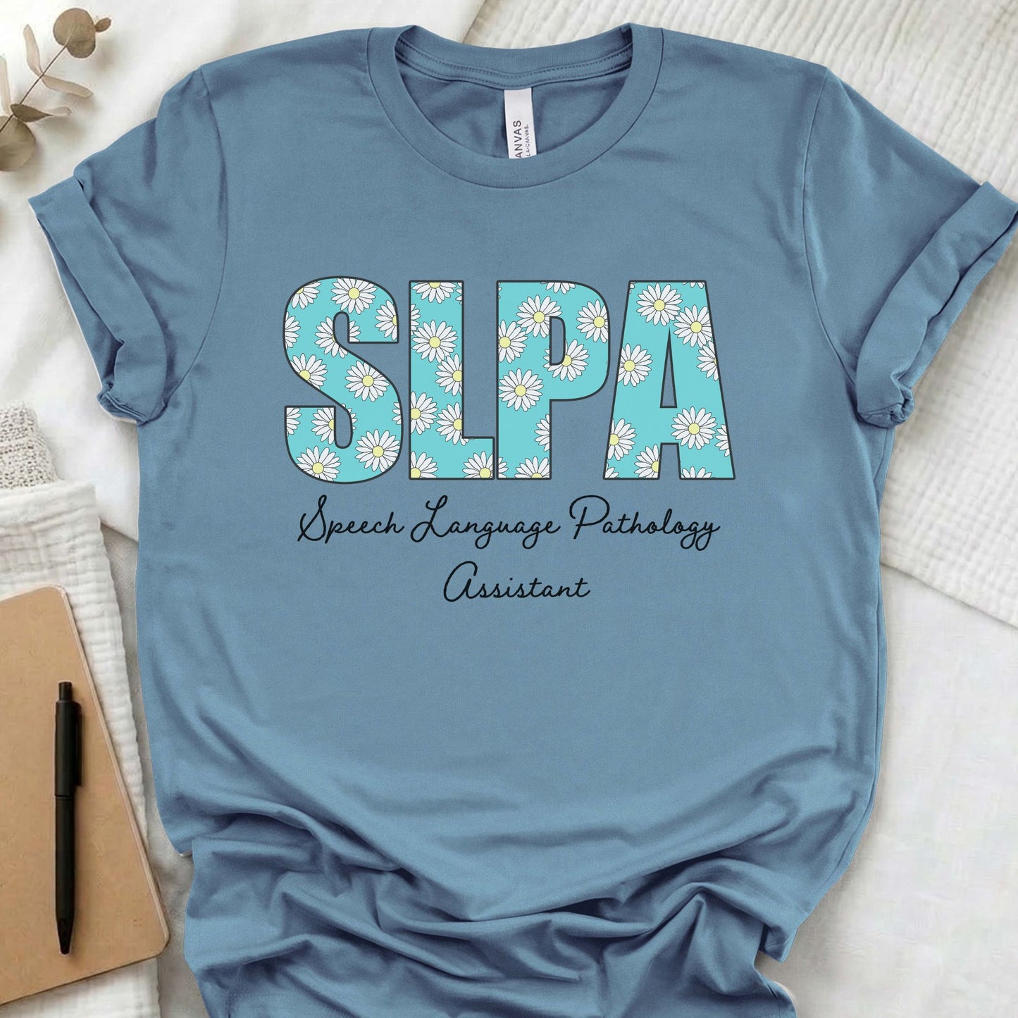 Blue Daisy SLPA t-shirt