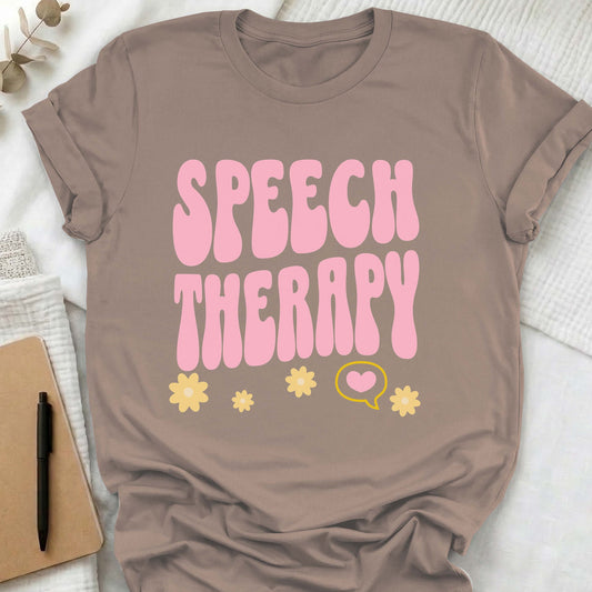 Speech Therapy retro cute t-shirt