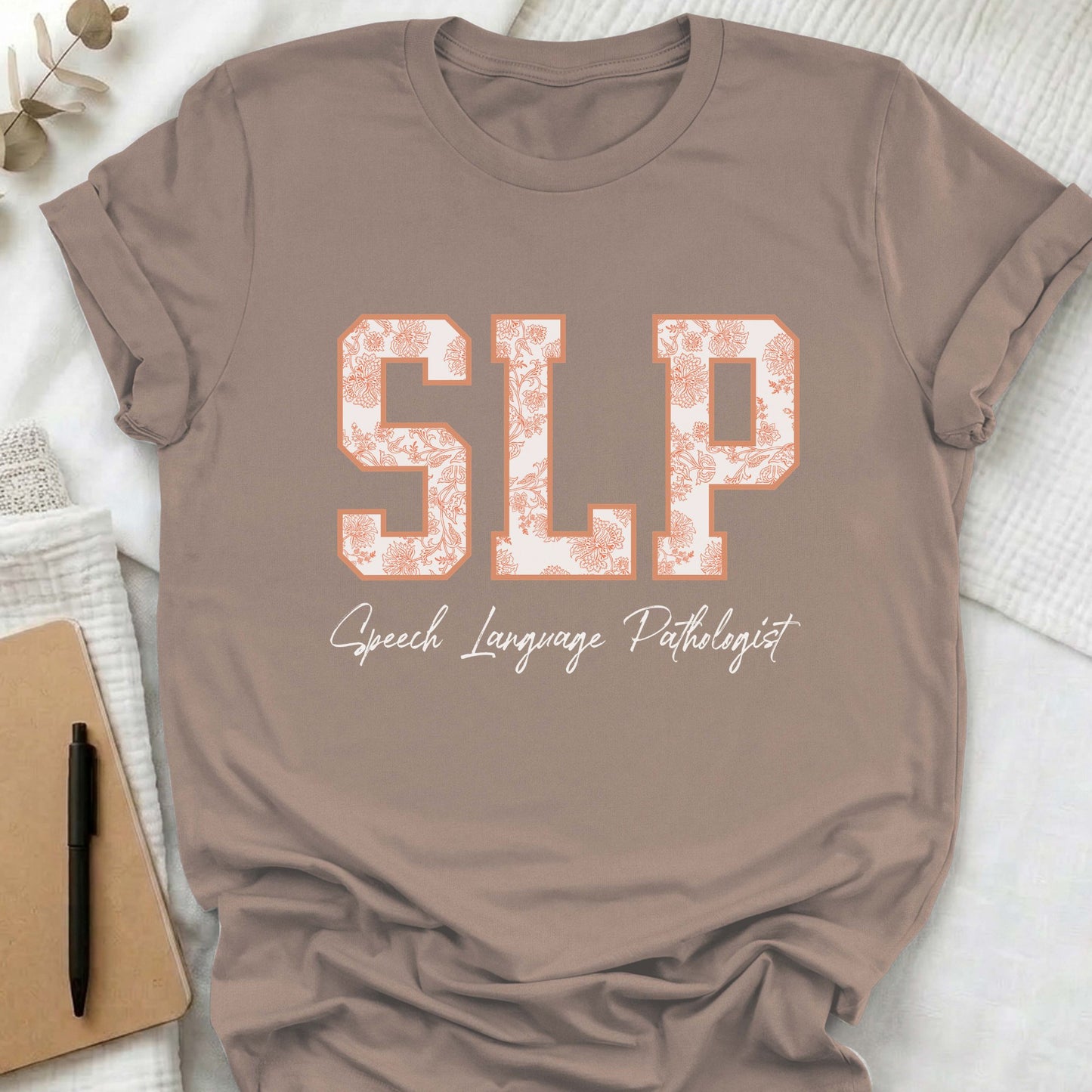 SLP floral pattern t-shirt
