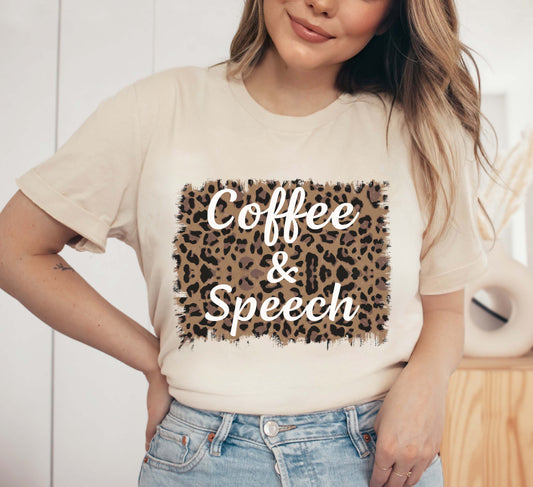 coffee speech shirt