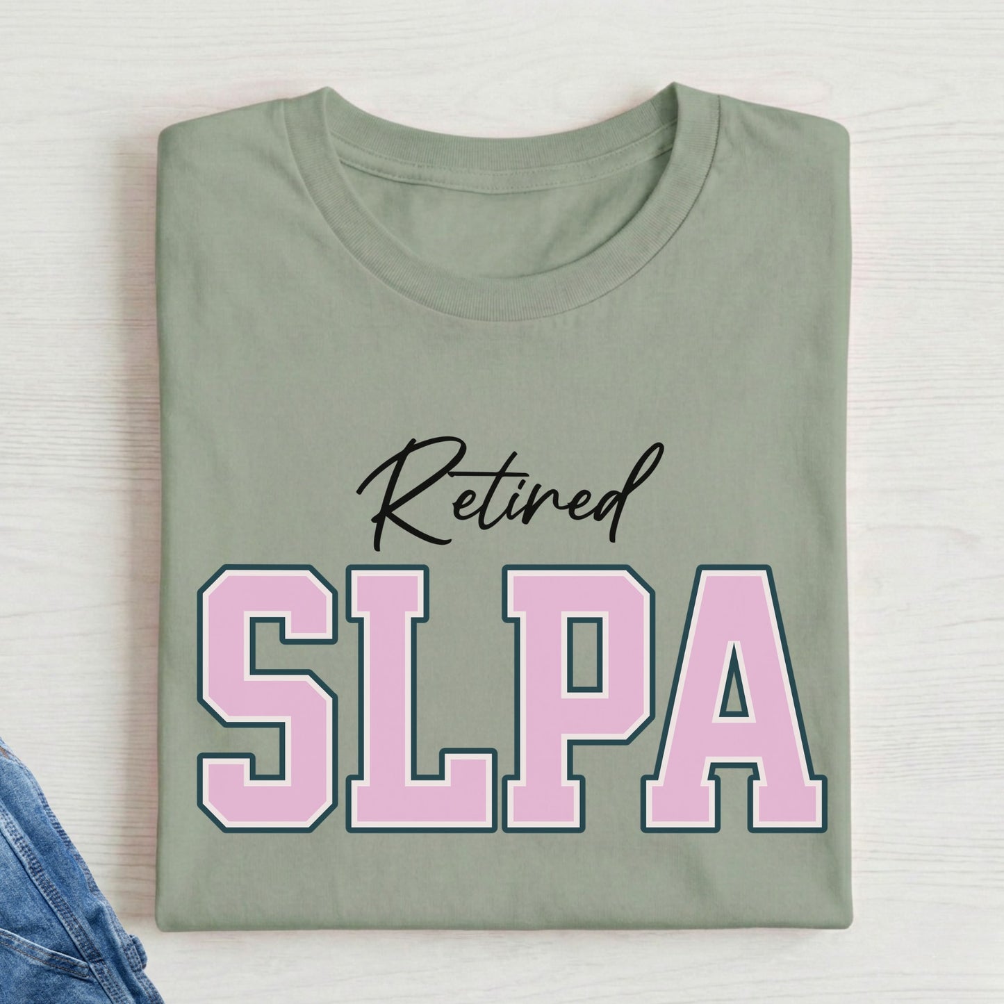 Retired SLPA t-shirt