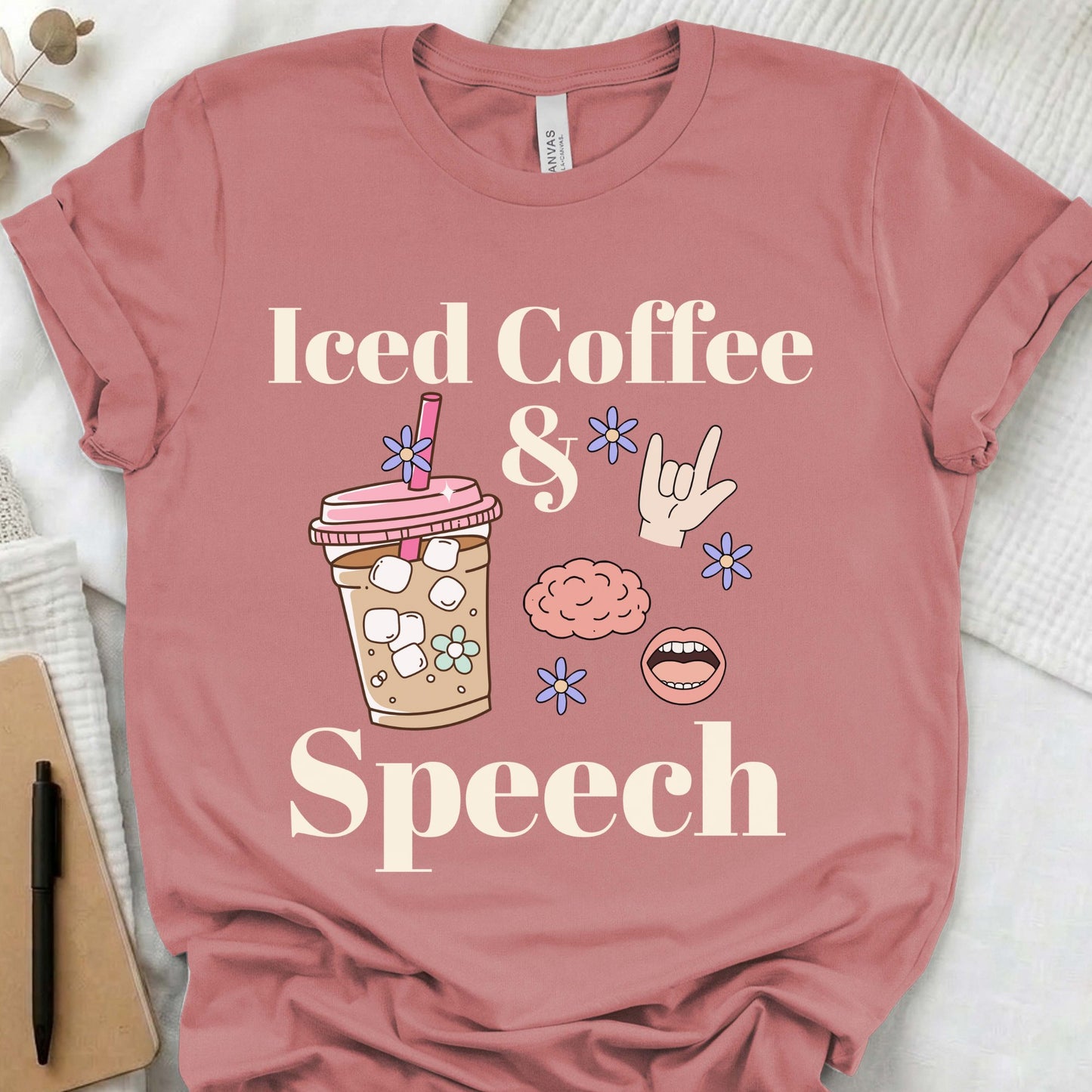 Iced Coffee Speech shirt
