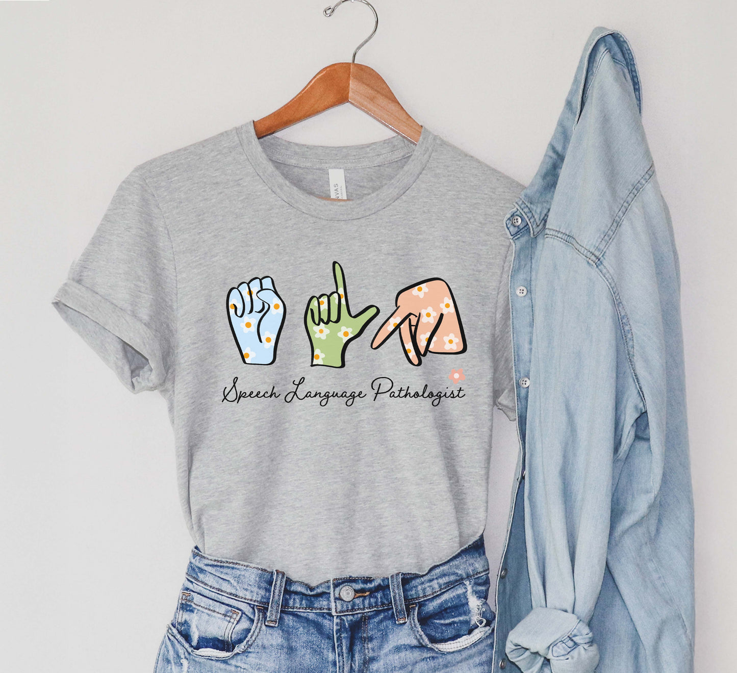 SLP hands shirt
