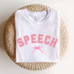 pink bow SLP shirt