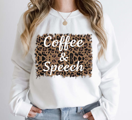 coffee speech Sweatshirt