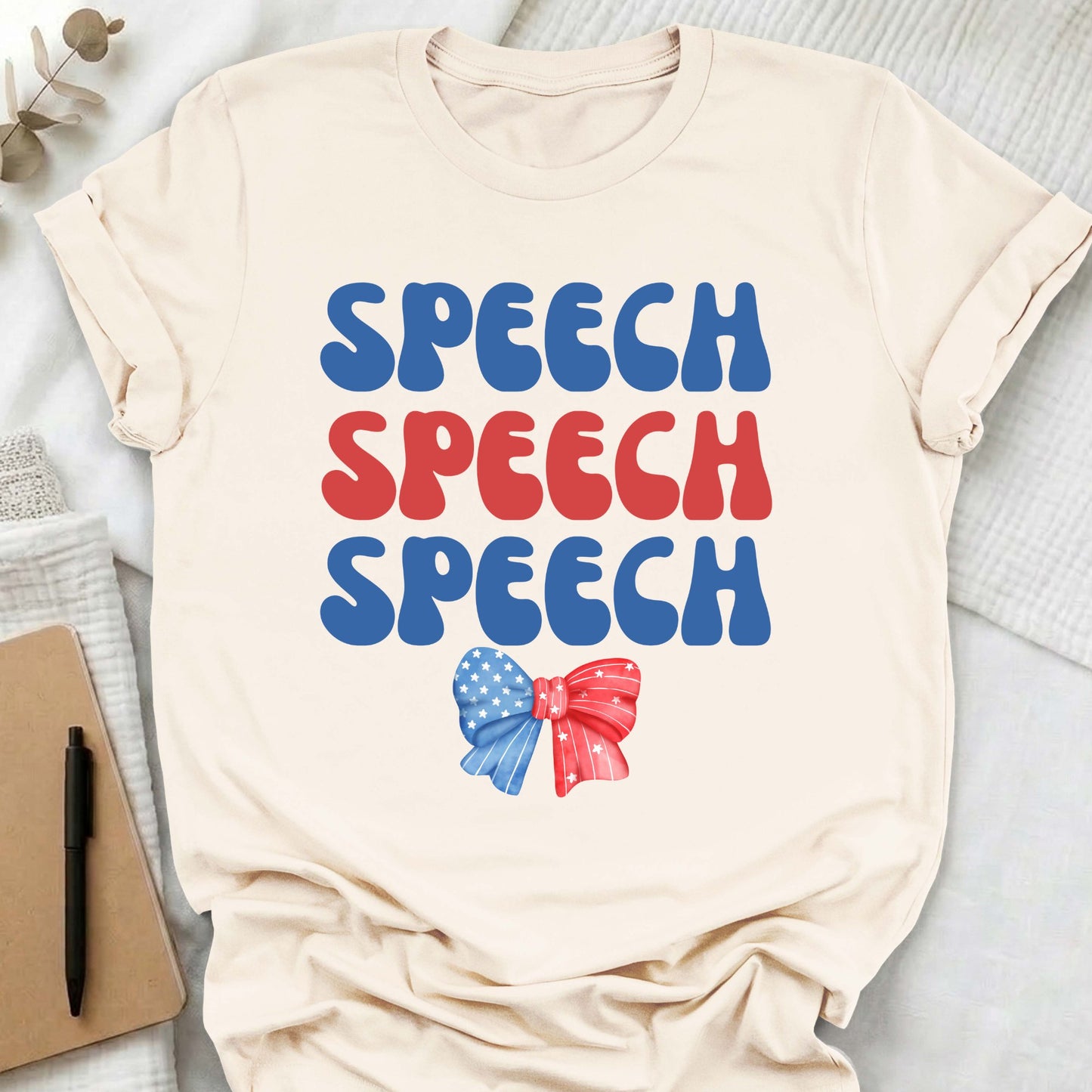 4th of July slp shirt