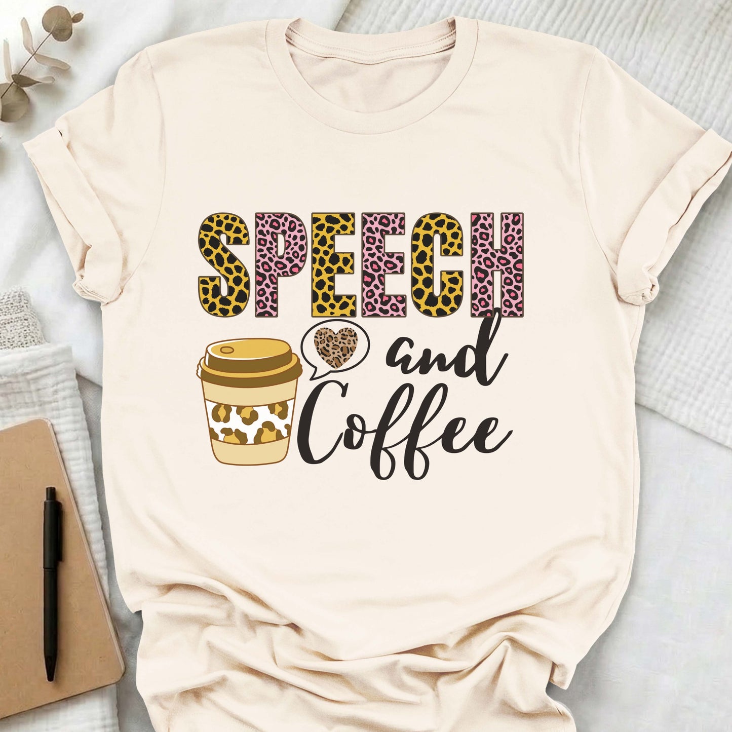 Speech coffee shirt