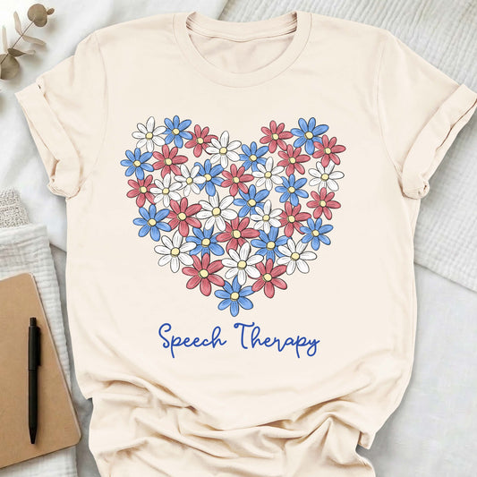 SLP 4th Of July heart Shirt