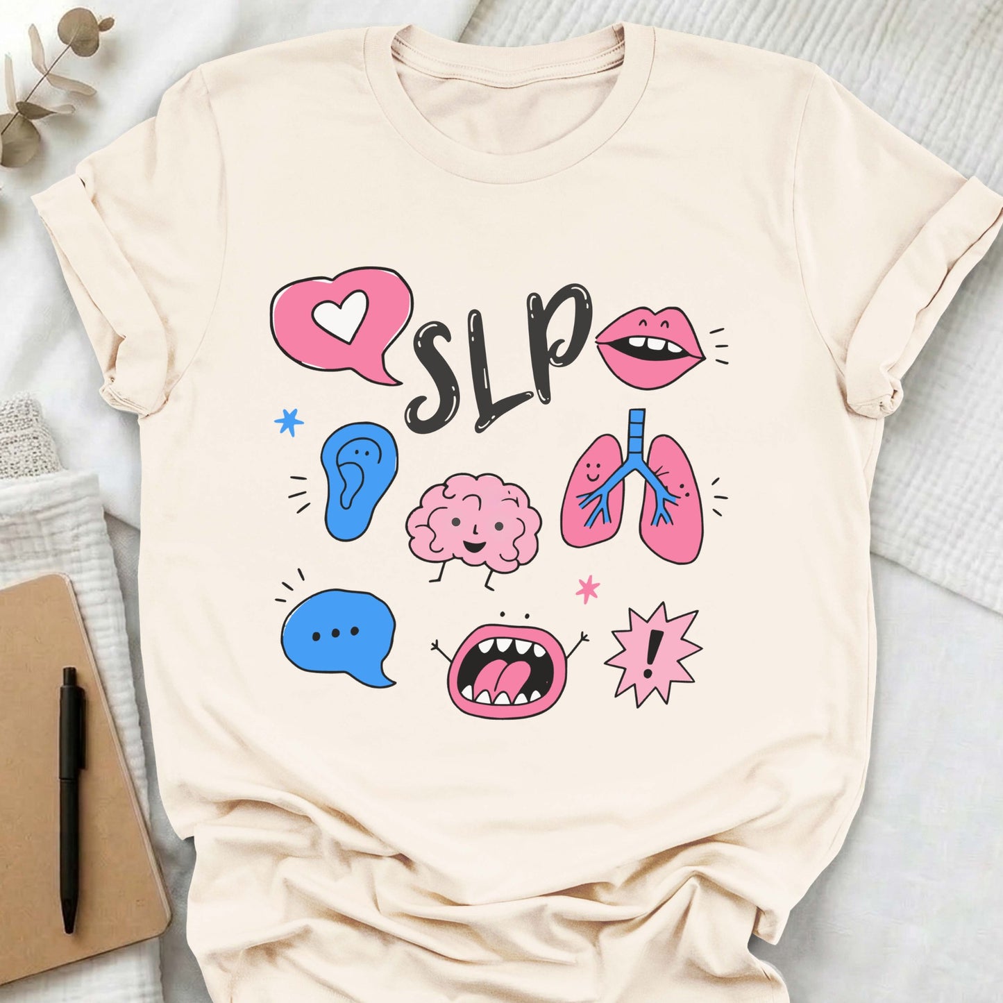 SLP doodle shirt