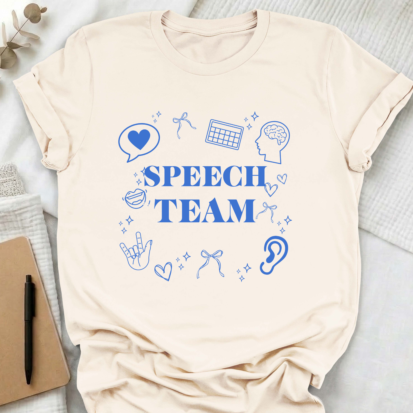 Speech Language Pathologist Team doodle