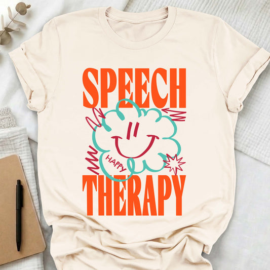 Speech Therapy retro 90s t-shirt