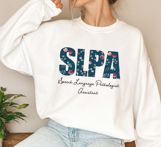 Floral SLPA sweatshirt