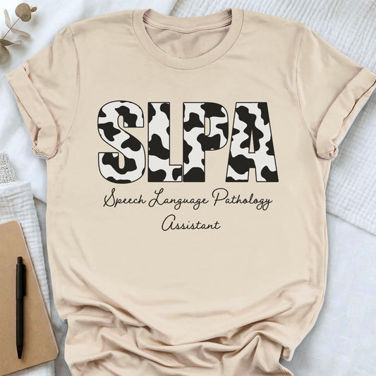 Cow print SLPA t-shirt