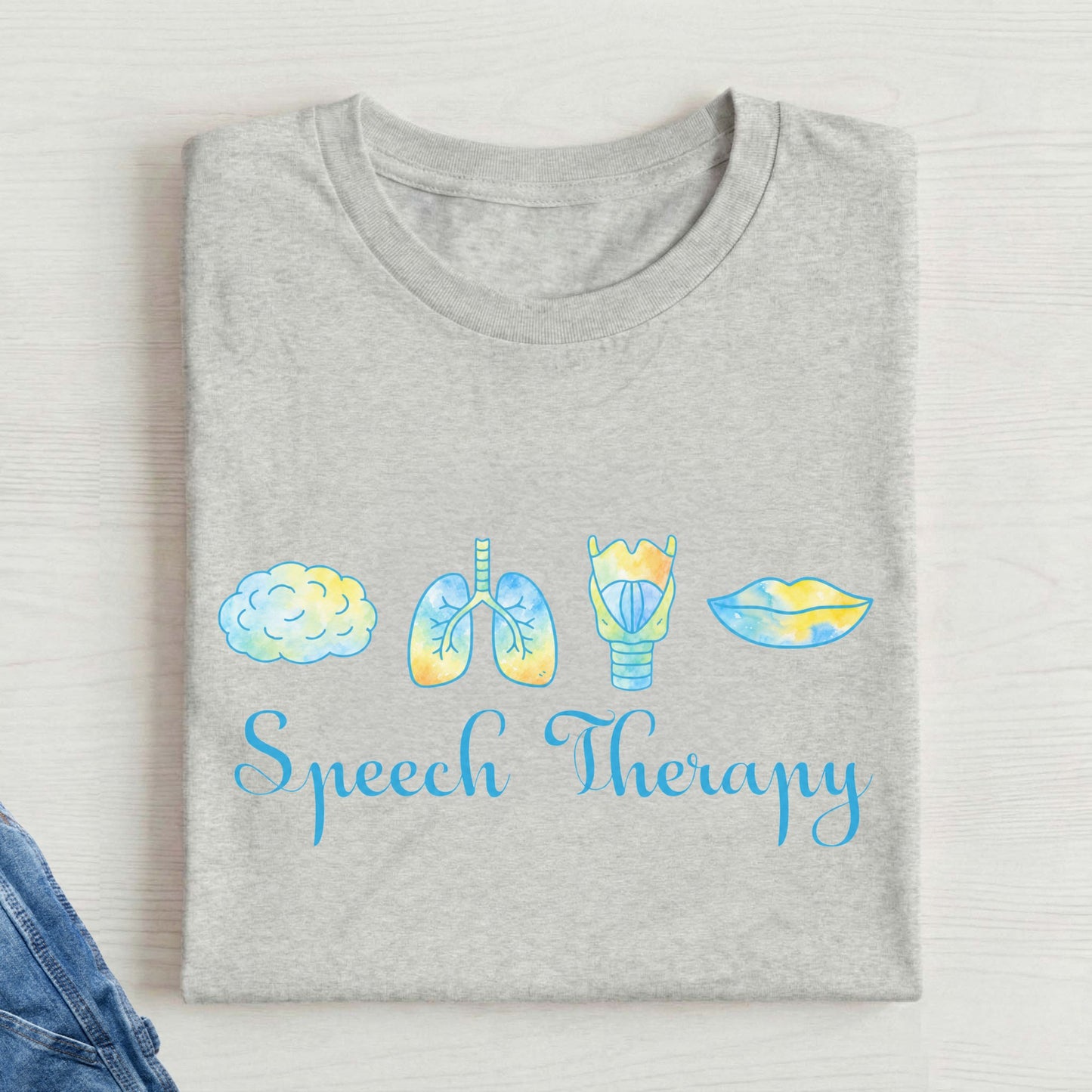 SLP watercolor Summer t-shirt