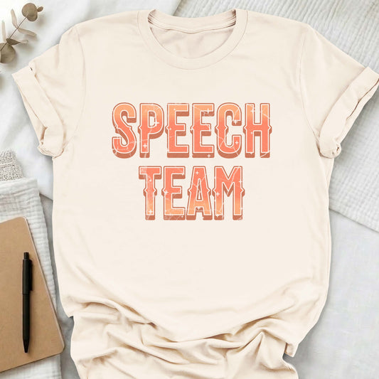 Speech Therapy team western t-shirt
