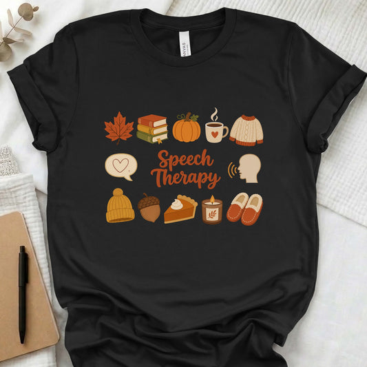 Fall speech therapy t-shirt