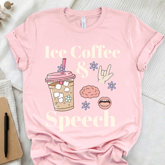 Speech and Ice Coffee shirt