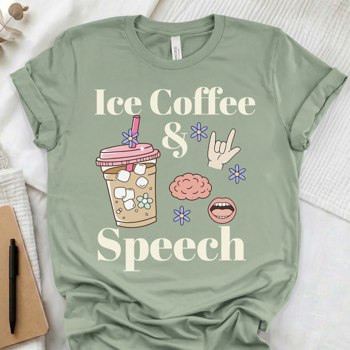 Speech and Ice Coffee shirt