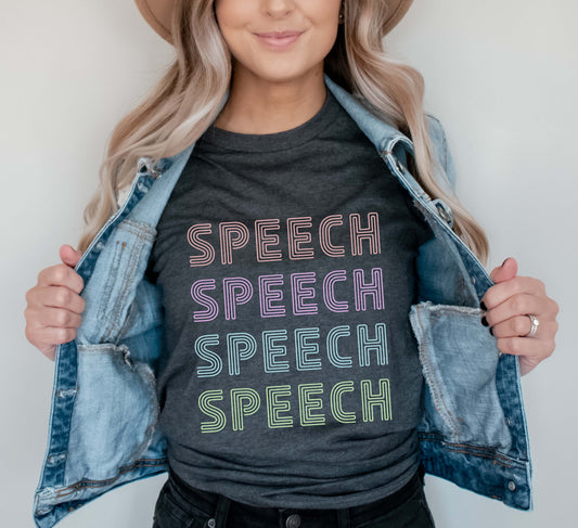 Retro Speech Therapy Shirt