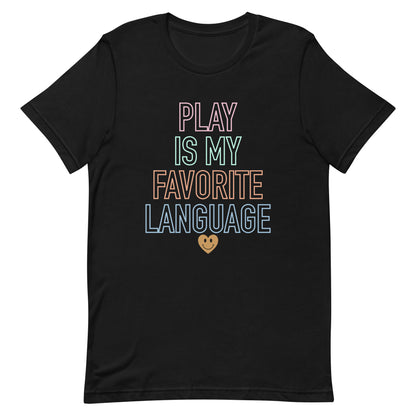 Retro Play is my favorite language shirt